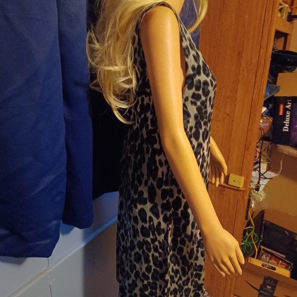 Calvin Klein Animal print Stretchy Dress - XL - Picture 3 of 11
